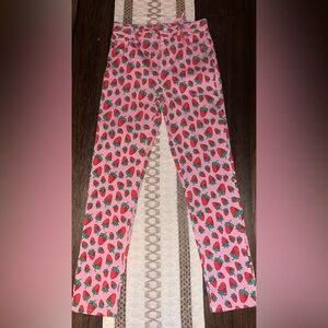 Sugar‎ Thrillz Pink Strawberry Patterned Leggings